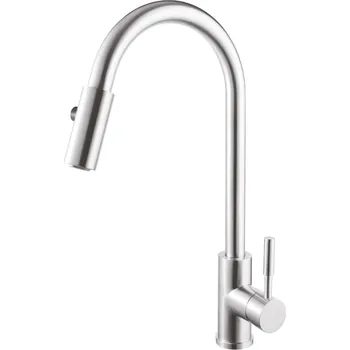 Vodovodní baterie Mixxus Dřezová baterie s vytahovací sprškou, SUS-014-A | SUS-014-A