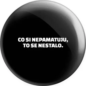 Placka Co si nepamatuju, to se nestalo