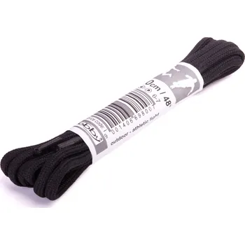 Tkaničky do bot Tkaničky kulaté Tobby 0242-8000 black Velikost 220 cm