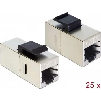 Síťový konektor Delock Keystone Modul RJ45 jack RJ45 jack Cat.6 kompaktní 25 ks