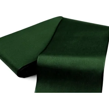 Stuha Stuha taftová šíře 10,8 cm, malé, 315 zelená tm.