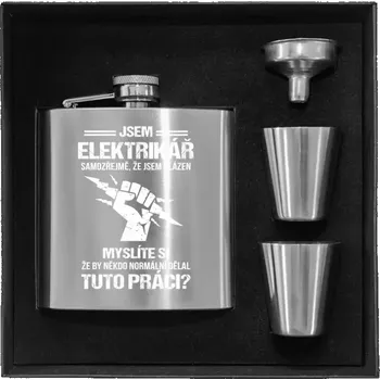 Placatka Placatka v krabičce Samozřejmě, že jsem blázen - elektrikář