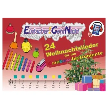 Einfacher!-Geht-Nicht: 24 Weihnachtslieder für die RAINBOW Instrumente (+Play-Along-Streaming) | LeuWa - Leuchtner, Martin