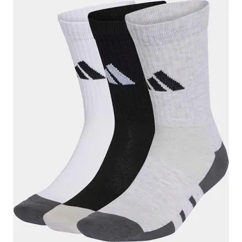 ADIDAS Ponožky na fitness 3 páry 37/39 BÍLÁ|ČERNÁ|ŠEDÁ