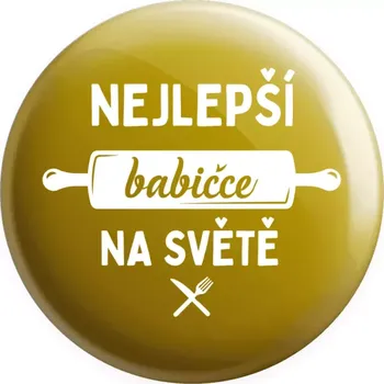 Placka Nejlepší babičce na světě - váleček