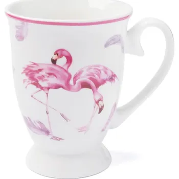 Porcelánový hrníček na nožce Flamingo 320ml