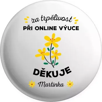Placka Za trpělivost při online výuce