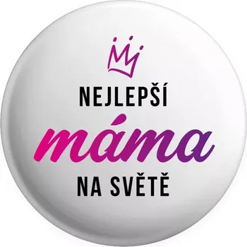 Placka Nejlepší máma na světě - korunka