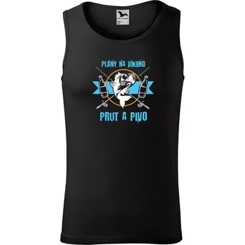 Pánské tílko Pánské tílko Plány na víkend - prut a pivo