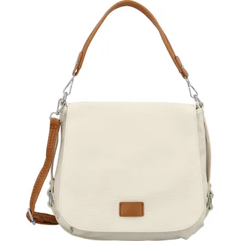 Kabelka Trendy dámská koženková crossbody kabelka Naiara, krémová