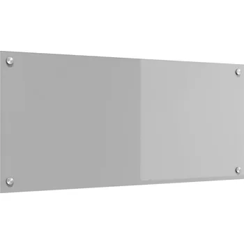 Kuchyňská linka vidaXL Kuchyňská zástěna Světle šedá 90 x 40 cm tvrzené sklo [42001232]