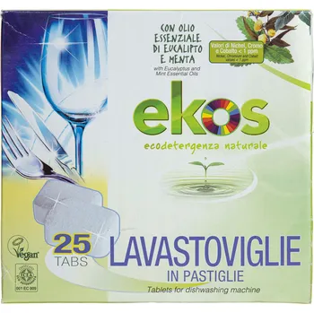 Tableta do myčky Tablety do myčky ekologické Ekos 25 ks