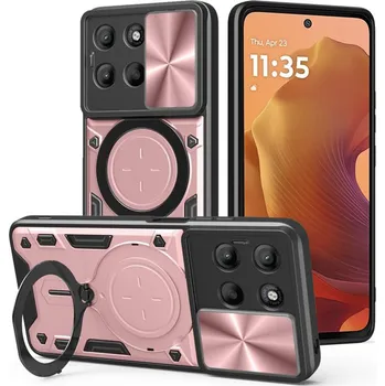 Pouzdro na mobilní telefon Techsuit - CamGuard Pro - Motorola Moto G15 - Rose Gold