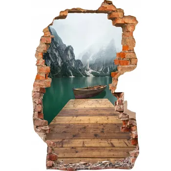 Fototapeta Nálepky na zeď fototapeta díra 543 Jezero
