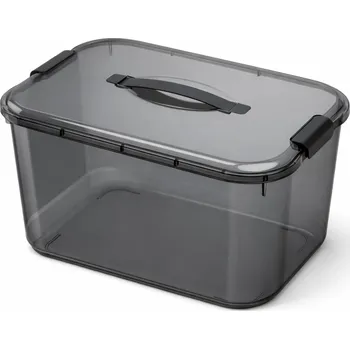 Úložný box Úklid pro klid Úložný box s víkem - 20 l Barva: Šedá