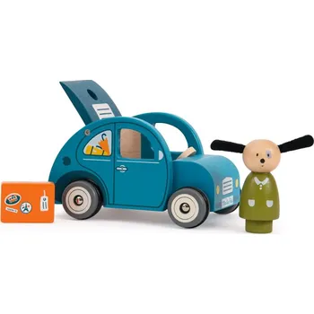 Dětské zboží La Grande Famille - modré auto s Juliusem