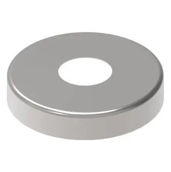 Zábradlí Hahn Steel Krycí rozeta O125 mm pro trubku O42,4 mm, AISI 304 - brus