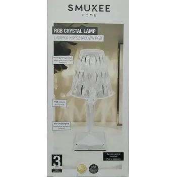Lampička SMUKEE KŘIŠŤÁLOVÁ LED LAMPA RGB Hvězdný Lesk S DÁLKOVÝM OVLÁDÁNÍM