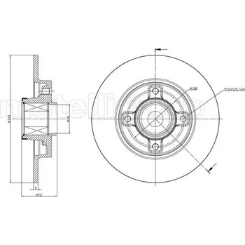 Brzdový kotouč Brzdový kotouč CIFAM (800-878)