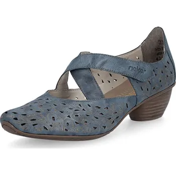 Dámské lodičky Dámské lodičky RIEKER 43773-12 modrá S6 41