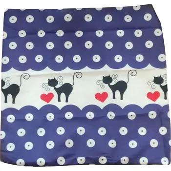 Povlak na polštářek Povlak na polštář 50*50 se vzorem keramiky Bolesławiec koty