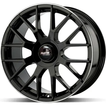 Disk alu-kola PLATIN P108 BLP 8x19, 5x112 ET38, černý leštěný