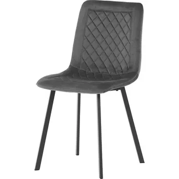 Jídelní židle Nábytek PEGAS s.r.o. Jídelní židle, šedá, sametová látka, DCL-973 GREY4