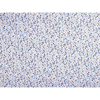 Bavlněná látka / plátno drobné květinky Balení: 1 m, Varianta: 2 (22341-2) modrá světlá - 8596475457866