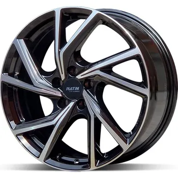 Disk alu-kola PLATIN P107 Black 7.5x19, 5x112 ET50, černý leštěný
