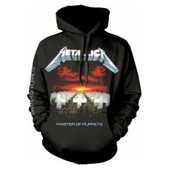 Pánská mikina Merch Metallica: Mikina S Kapucí Master Of Puppets Tracks L 2018