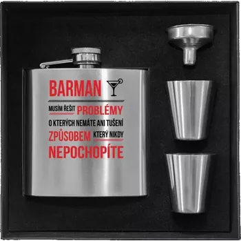 Placatka Placatka v krabičce Musím řešit problémy - barman