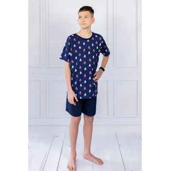 Chlapecké pyžamo CHLAPECKÉ PYŽAMO "KUBA" PLACHTY VEL. 152