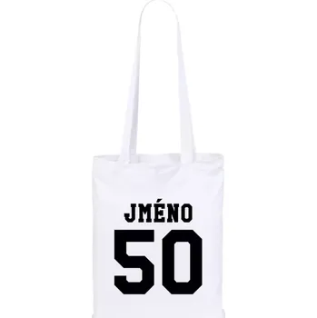 Látková taška Věk a jméno