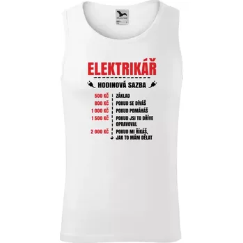Pánské tílko Pánské tílko Hodinová sazba - elektrikář