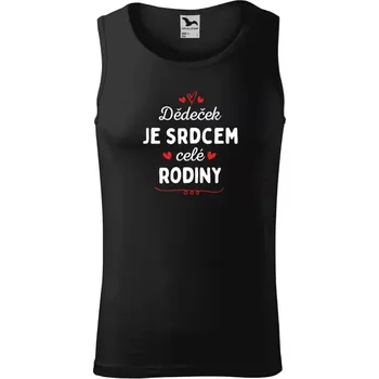 Pánské tílko Pánské tílko Dědeček je srdcem celé rodiny