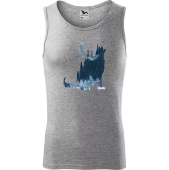 Pánské tílko Pánské tílko Vlk v mlze