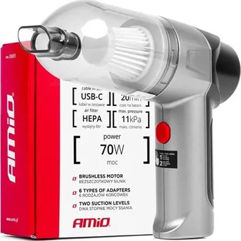 Vysavač Vysavač ruční AMIO 03693 do auta 70W