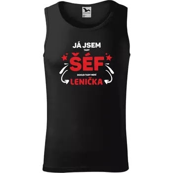 Pánské tílko Pánské tílko Já jsem tady šéf, dokud tady není jméno.