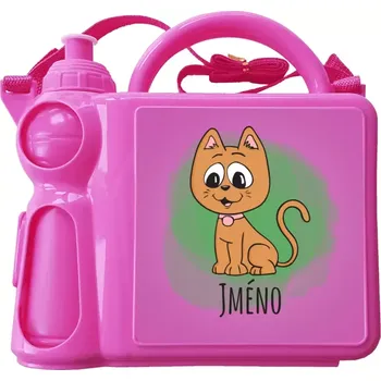 Svačinový box Svačinový set Kočička