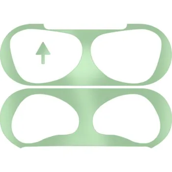 Pouzdro na mobilní telefon Ochranná samolepka proti prachu do nabíjecího pouzdra pro AirPods 3 - zelená