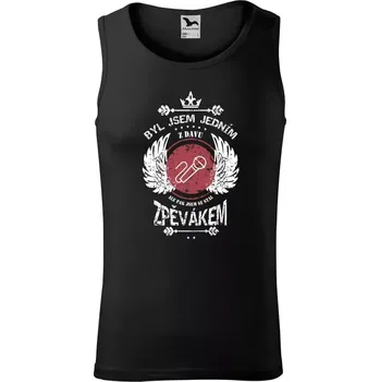 Pánské tílko Pánské tílko Byl jsem jedním z davu, ale pak jsem se stal zpěvákem