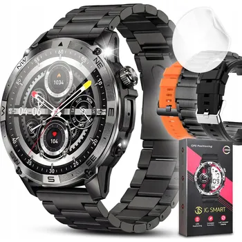 Hodinky JG Smart Chytré Hodinky Chytré Hodinky muže JGR08 GPS Sport, černé