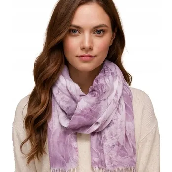 Šátek Agrafka šátek s květinami – polyester