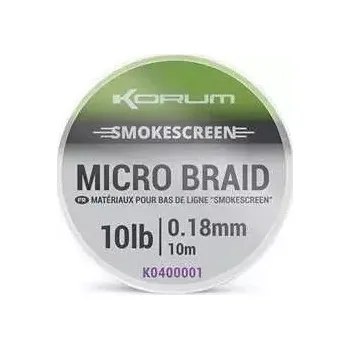 Korum Návazcová šňůra Smokescreen Micro Braid 10m nosnost 10lb návin 10m