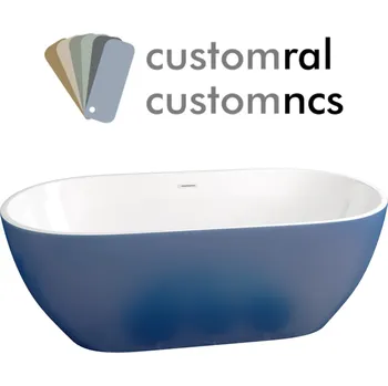 Vana Sanycces Trento - Vana akrylátová 170x80x57 cm, white glossy/RAL BN125170080WGRAL