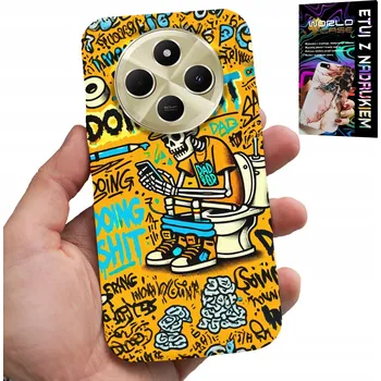 Pouzdro na mobilní telefon POUZDRO PRO XIAOMI REDMI 14C 4G - DĚLÁM KOSTLIVEC NA POUZDŘE NA ZÁCHODĚ