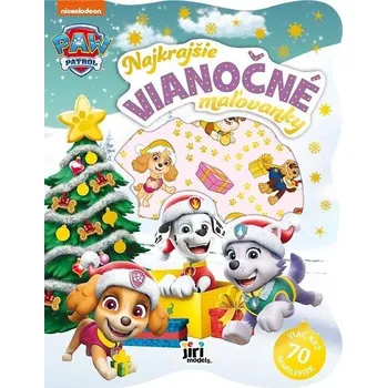 Najkrajšie vianočné maľovanky so samolepkami Labková patrola