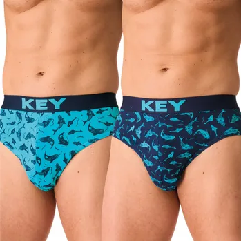 Slipy Slipové kalhotky KEY MPP-941 A26 M (38) vícebarevné