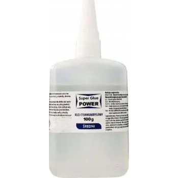 Průmyslové lepidlo Super Glue VELKÉ LEPIDLO POWER Kyanoakrylát STŘEDNÍ 100g