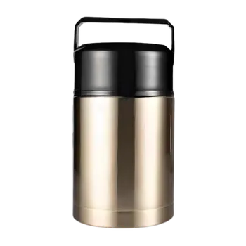 Nerezový jídelní termos 800 ml zlatý/černý